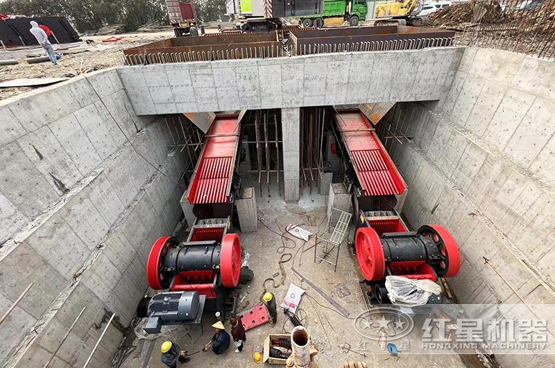 河北客户鹅卵石制沙线